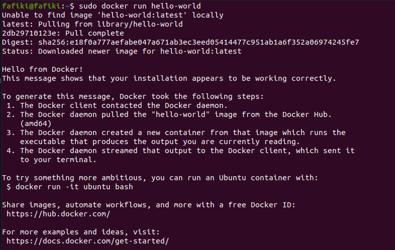 Tutorial Install Docker di Ubuntu 20.04 - Home - Home