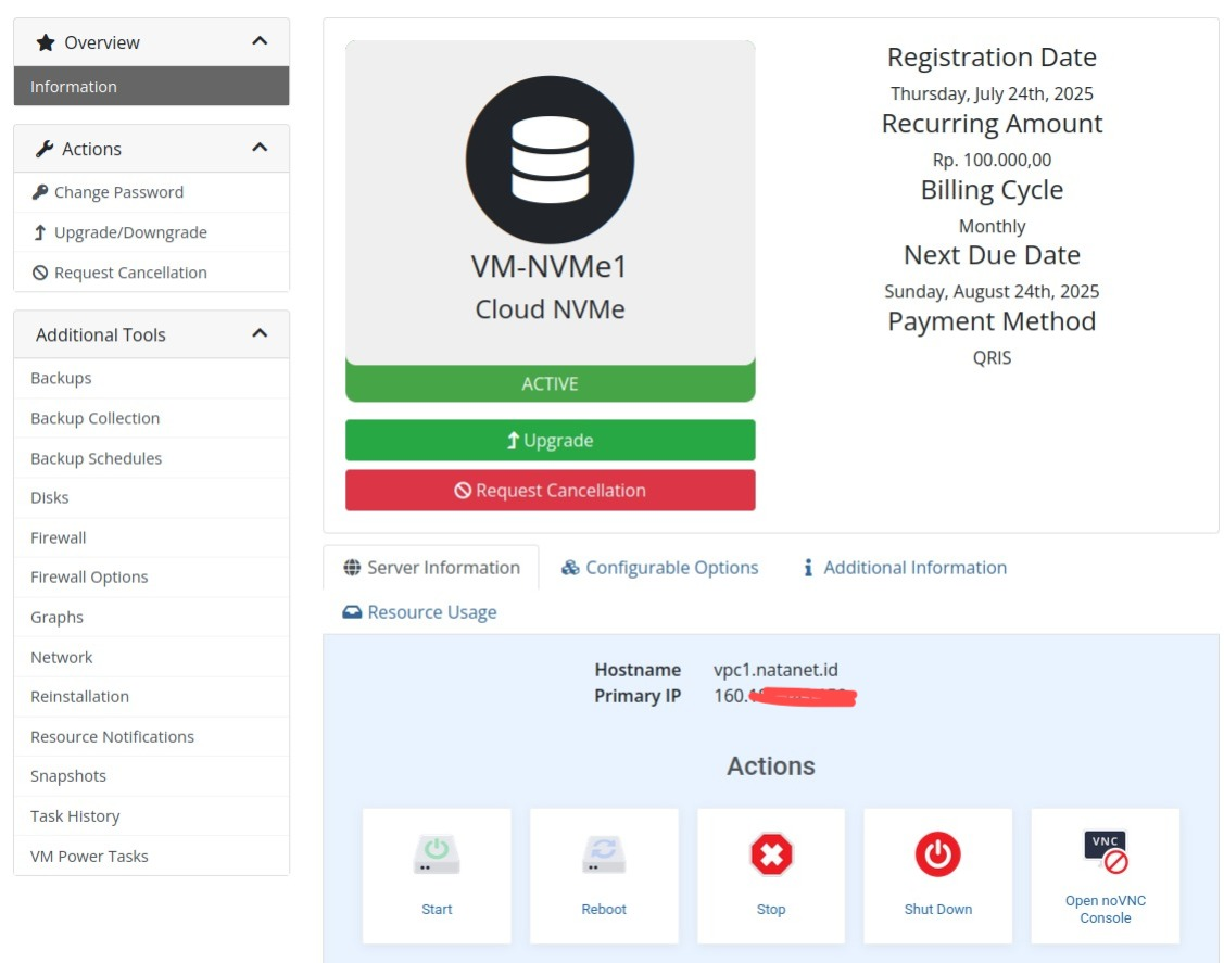 Cara Membuat VPC untuk Cloud VM NVMe di Cloud Aja