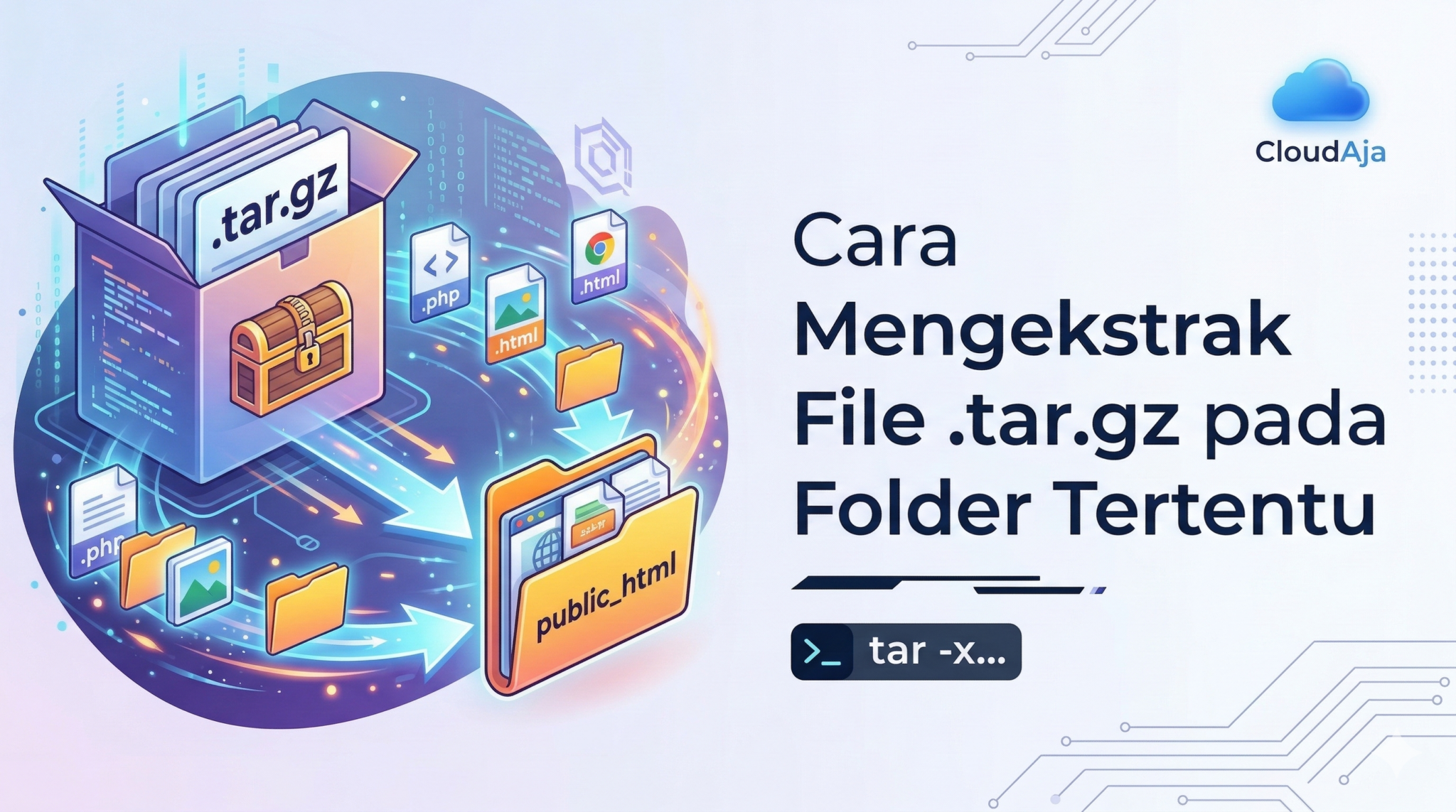 Cara Mengekstrak File .tar.gz pada Folder Tertentu